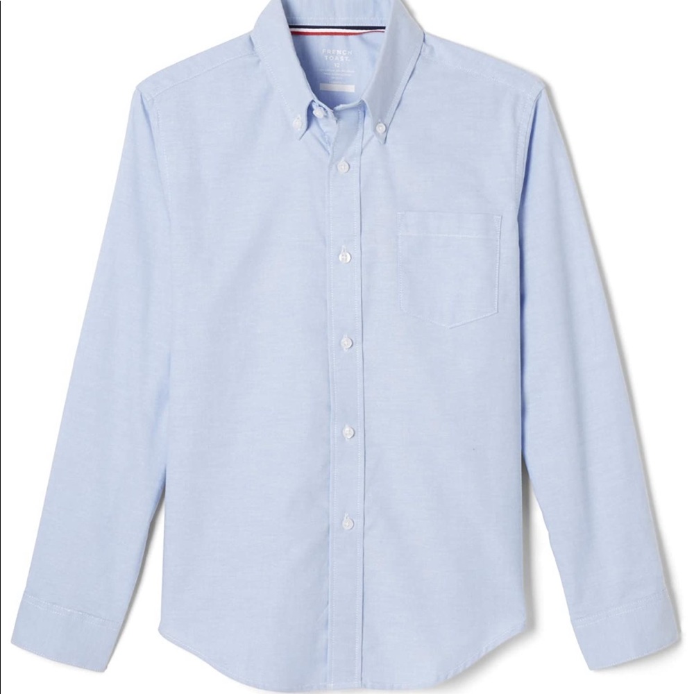 Boys light blue dress shirt